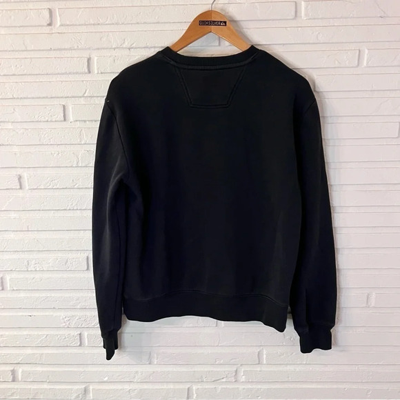 Calvin Klein Jeans Black Monogram Pullover Sweater, Women’s Size Medium - Picture 4 of 6